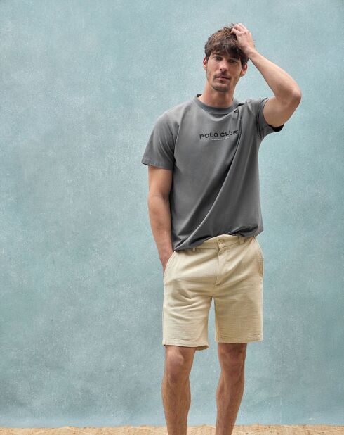 T-Shirt Est Minimal Title Rubber gris foncé