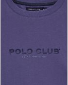 T-Shirt Est Minimal Title Rubber bleu-violet