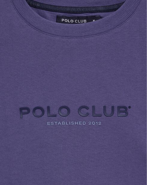 T-Shirt Est Minimal Title Rubber bleu-violet