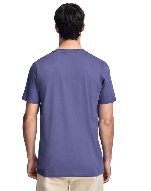 T-Shirt Est Minimal Title Rubber bleu-violet