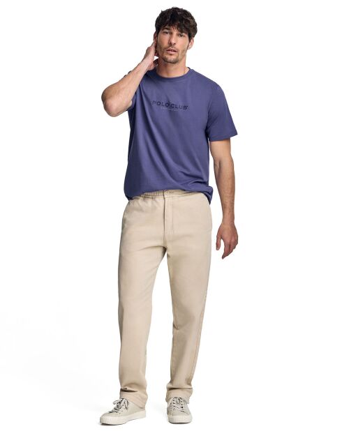 T-Shirt Est Minimal Title Rubber bleu-violet