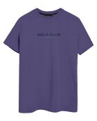 T-Shirt Est Minimal Title Rubber bleu-violet