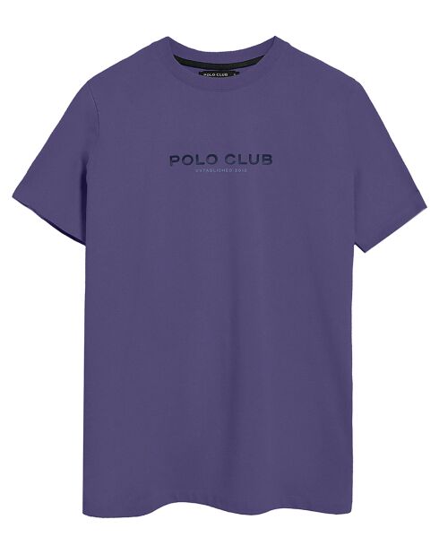 T-Shirt Est Minimal Title Rubber bleu-violet