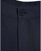 Pantalon en Lin mélangé Deia bleu marine