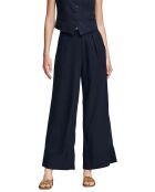 Pantalon en Lin mélangé Deia bleu marine