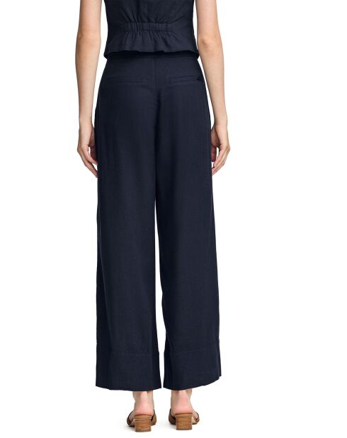 Pantalon en Lin mélangé Deia bleu marine