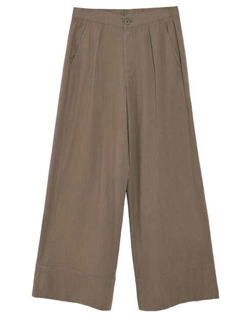 Pantalon en Lin mélangé Deia taupe