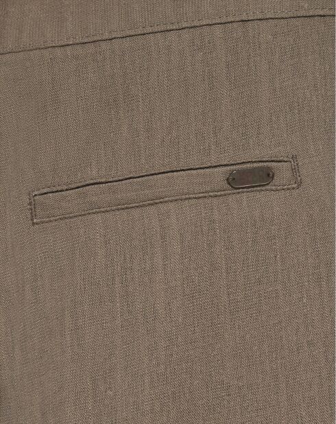 Pantalon en Lin mélangé Deia taupe