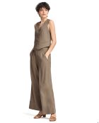 Pantalon en Lin mélangé Deia taupe