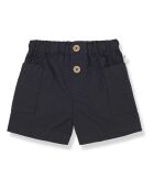 Short Riccardo Popeline gris anthracite