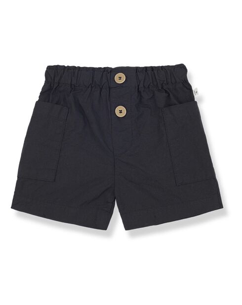 Short Riccardo Popeline gris anthracite