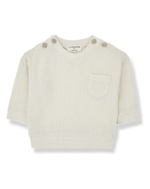 Pull Lorenzo Mousseline écru