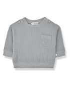 Pull Lorenzo Mousseline gris galet