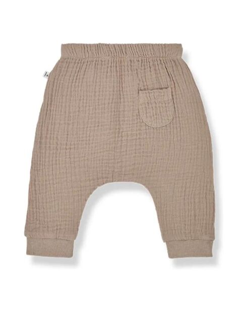 Sarouel Giuseppe Mousseline camel