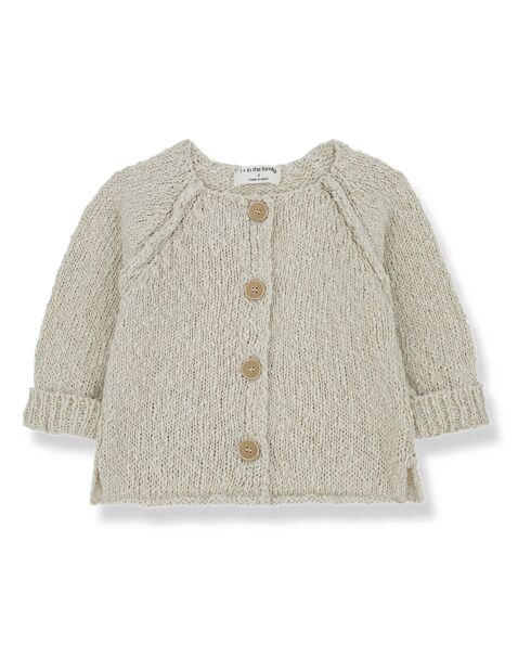 Cardigan en Lin mélangé Daniela grège
