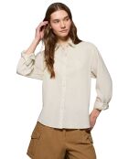 Chemise en Lin mélangé Pc Monogram beige