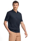 Polo manches courtes Esko Zipper bleu marine