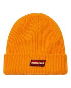 Bonnet côtelé orange