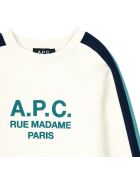 Sweat Jani Coton Bio Ecru vert