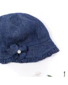 Chapeau Lin Noeud bleu