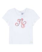 T-Shirt Capsule Liberty blanc/rose