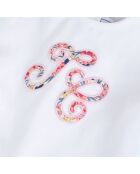 T-Shirt Capsule Liberty blanc/rose