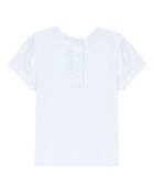 T-Shirt Capsule Liberty blanc/rose