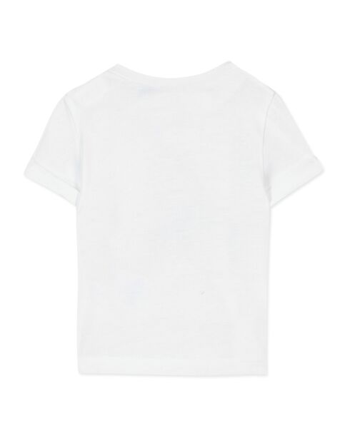 T-Shirt Road Trip blanc/rouille