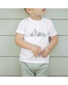 T-Shirt Jardin Secret banc/vert