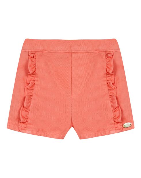 Short Volants coquelicot