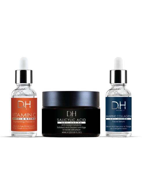 Paquete diario para el cuidado de la piel - 3 piezas