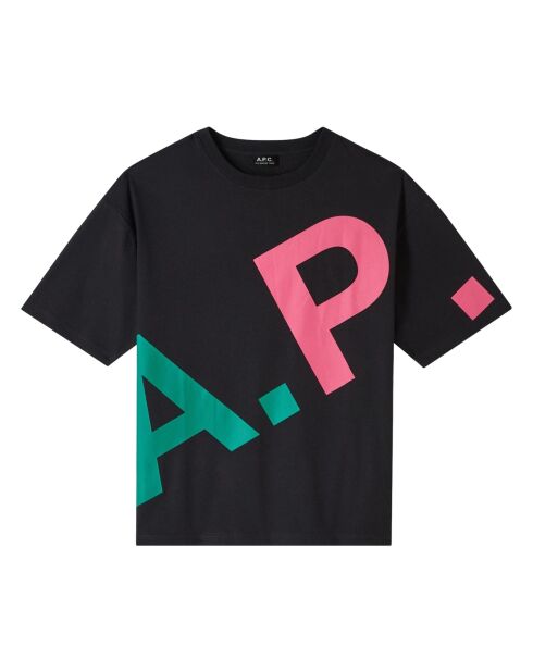 T-shirt Lisandre in cotone biologico nera