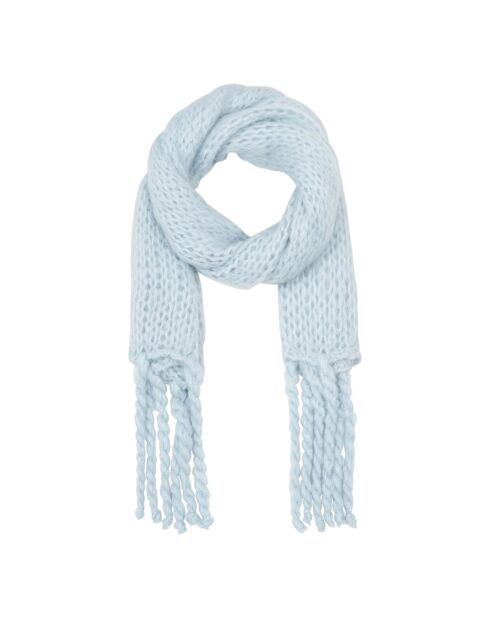 Echarpe Mohair bleue