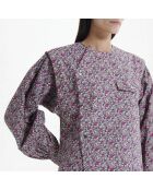 Blouse Topaz Popeline Imprimé Floral rose