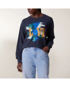 Sweat Sortie Love Coton Bio charbon