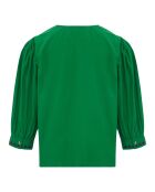 Blouse Coquine Broderies Coton Bio verte
