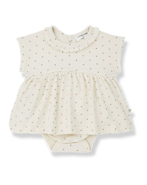 Robe Côtelée Gina écrue