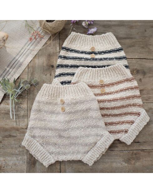 Bloomer en Lin mélangé Linus gris anthracite