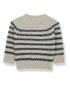 Pull en Lin mélangé Marinière Dante gris anthracite