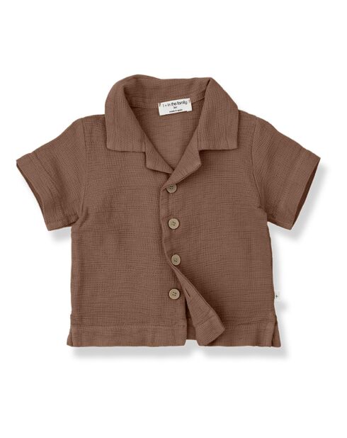 Chemise David chocolat