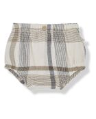 Bloomer à Carreaux Amadeo écru/beige/gris