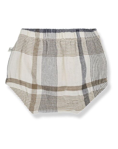 Bloomer à Carreaux Amadeo écru/beige/gris