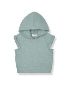 Sweat Sans Manches Peppo bleu vert