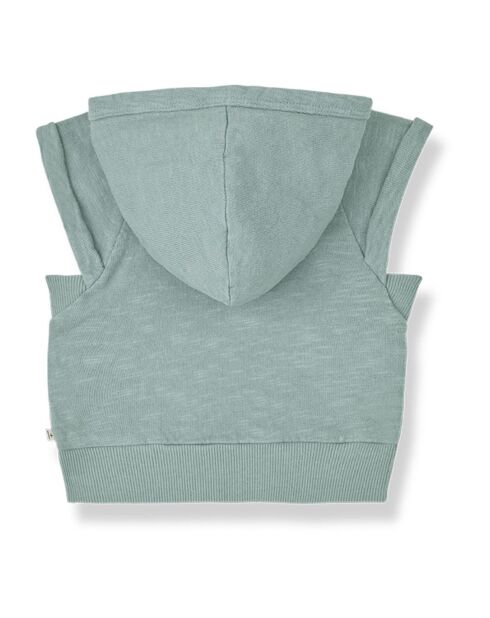 Sweat Sans Manches Peppo bleu vert