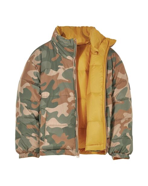 Doudoune Réversible Snowty jaune/militaire