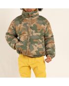 Doudoune Réversible Snowty jaune/militaire