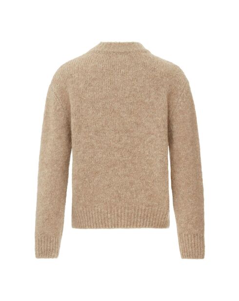 Pull en Laine Merinos Lona beige