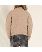 Pull en Laine Merinos Lona beige