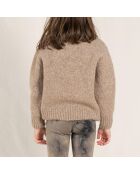 Pull en Laine Merinos Lona beige