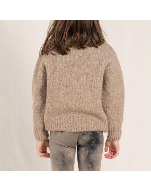 Pull en Laine Merinos Lona beige